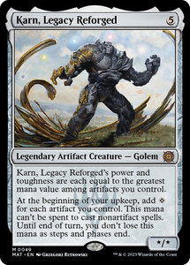 Karn, Legacy Reforged - March of the Machine: The Aftermath (MAT) #49 - Mythic Rare Magic: The Gathering Trading Card