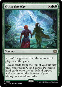 Open the Way - March of the Machine: The Aftermath (MAT) #23 - Rare Magic: The Gathering Trading Card