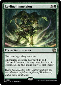 Leyline Immersion - March of the Machine: The Aftermath (MAT) #21 - Rare Magic: The Gathering Trading Card