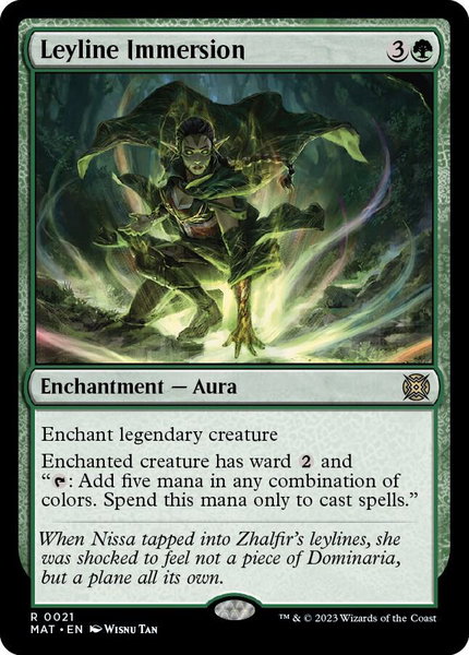 Leyline Immersion - March of the Machine: The Aftermath Magic: The Gathering trading card
