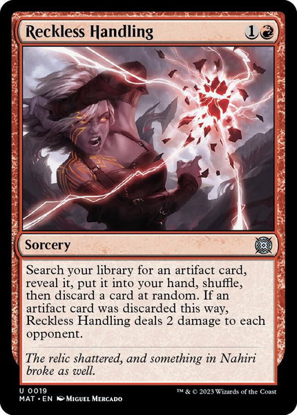 Reckless Handling - March of the Machine: The Aftermath Magic: The Gathering trading card