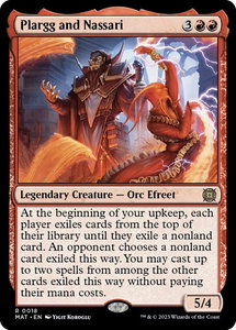 Plargg and Nassari - March of the Machine: The Aftermath (MAT) #18 - Rare Magic: The Gathering Trading Card
