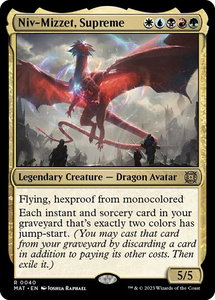 Niv-Mizzet, Supreme - March of the Machine: The Aftermath (MAT) #40 - Rare Magic: The Gathering Trading Card