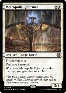 Metropolis Reformer - March of the Machine: The Aftermath (MAT) #4 - Rare Magic: The Gathering Trading Card
