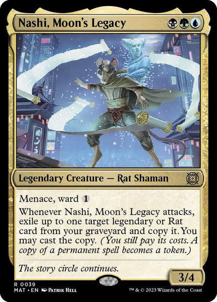 Nashi, Moon's Legacy - March of the Machine: The Aftermath Magic: The Gathering trading card