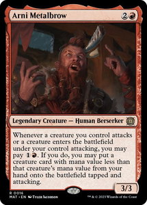 Arni Metalbrow - March of the Machine: The Aftermath (MAT) #16 - Rare Magic: The Gathering Trading Card