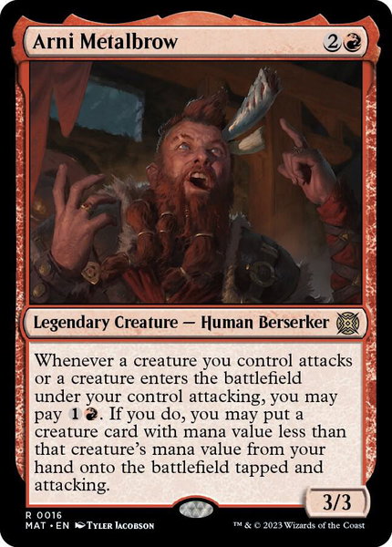 Arni Metalbrow - March of the Machine: The Aftermath Magic: The Gathering trading card