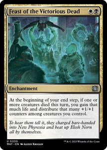 Feast of the Victorious Dead - March of the Machine: The Aftermath (MAT) #30 - Uncommon Magic: The Gathering Trading Card