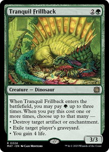 Tranquil Frillback - March of the Machine: The Aftermath (MAT) #24 - Rare Magic: The Gathering Trading Card