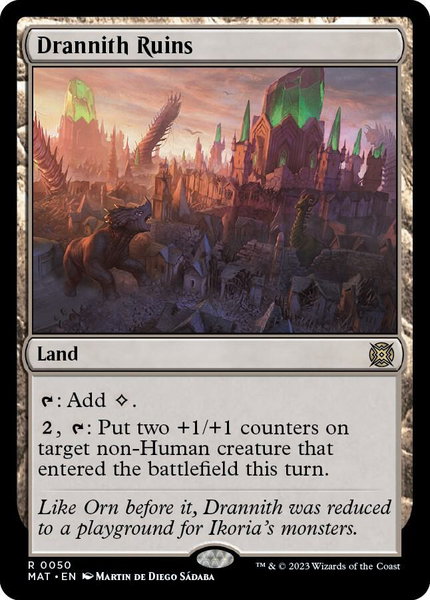 Drannith Ruins - March of the Machine: The Aftermath Magic: The Gathering trading card