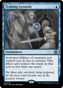 Training Grounds - March of the Machine: The Aftermath (MAT) #9 - Rare Magic: The Gathering Trading Card