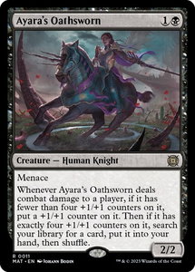 Ayara's Oathsworn - March of the Machine: The Aftermath (MAT) #11 - Rare Magic: The Gathering Trading Card