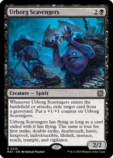 Urborg Scavengers trading card from March of the Machine: The Aftermath Urborg Scavengers - March of the Machine: The Aftermath Magic: The Gathering trading card