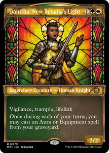 Danitha, New Benalia's Light (Showcase) - March of the Machine: The Aftermath (MAT) #79 - Rare Magic: The Gathering Trading Card