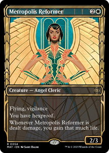 Metropolis Reformer (Showcase) - March of the Machine: The Aftermath (MAT) #54 - Rare Magic: The Gathering Trading Card