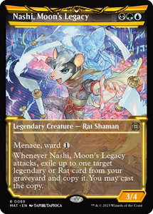 Nashi, Moon's Legacy (Showcase) - March of the Machine: The Aftermath (MAT) #89 - Rare Magic: The Gathering Trading Card