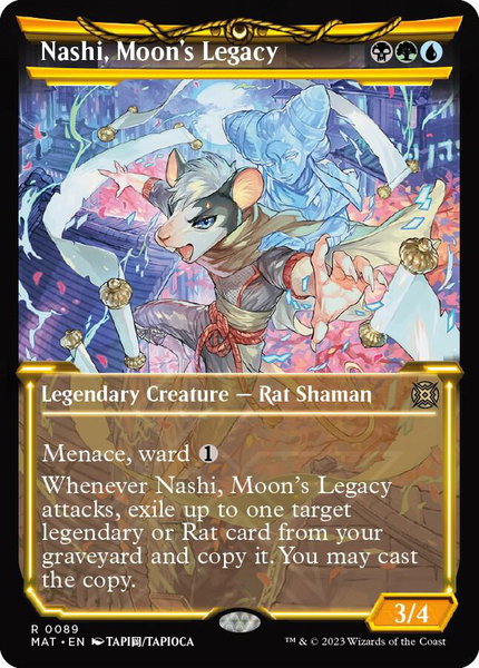 Nashi, Moon's Legacy (Showcase) - March of the Machine: The Aftermath Magic: The Gathering trading card