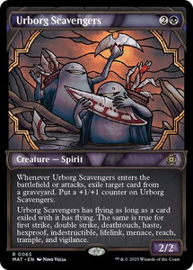 Urborg Scavengers (Showcase) - March of the Machine: The Aftermath (MAT) #65 - Rare Magic: The Gathering Trading Card