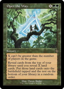 Open the Way (Retro Frame) - March of the Machine: The Aftermath (MAT) #73 - Rare Magic: The Gathering Trading Card
