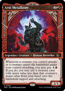 Arni Metalbrow (Showcase) - March of the Machine: The Aftermath (MAT) #66 - Rare Magic: The Gathering Trading Card