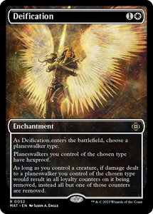 Deification (Showcase) - March of the Machine: The Aftermath (MAT) #52 - Rare Magic: The Gathering Trading Card