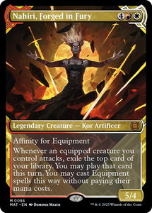 Nahiri, Forged in Fury (Showcase) - March of the Machine: The Aftermath (MAT) #86 - Mythic Rare Magic: The Gathering Trading Card