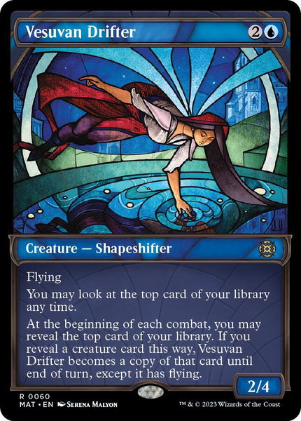 Vesuvan Drifter (Showcase) trading card from March of the Machine: The Aftermath Vesuvan Drifter (Showcase) - March of the Machine: The Aftermath Magic: The Gathering trading card