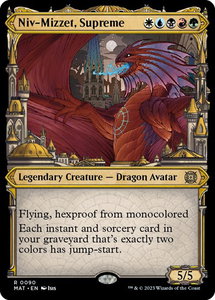 Niv-Mizzet, Supreme (Showcase) - March of the Machine: The Aftermath (MAT) #90 - Rare Magic: The Gathering Trading Card