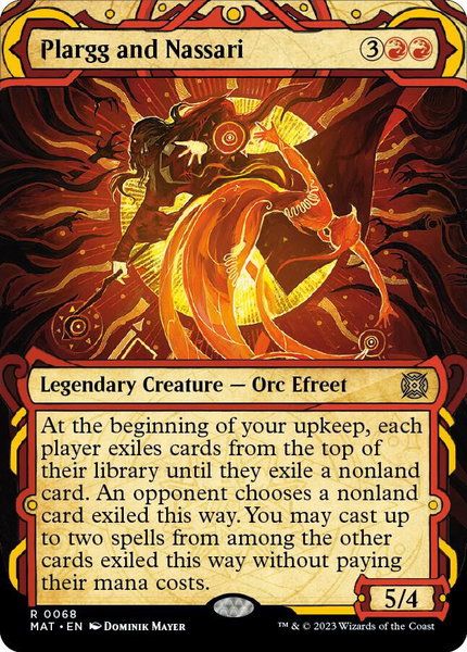 Plargg and Nassari (Showcase) trading card from March of the Machine: The Aftermath Plargg and Nassari (Showcase) - March of the Machine: The Aftermath Magic: The Gathering trading card