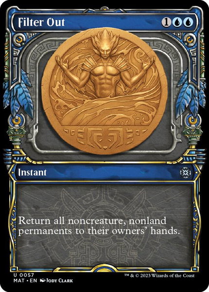 Filter Out (Showcase) - March of the Machine: The Aftermath Magic: The Gathering trading card