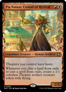 Pia Nalaar, Consul of Revival (Showcase) - March of the Machine: The Aftermath (MAT) #92 - Rare Magic: The Gathering Trading Card
