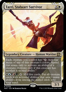 Tazri, Stalwart Survivor (Showcase) - March of the Machine: The Aftermath (MAT) #56 - Rare Magic: The Gathering Trading Card