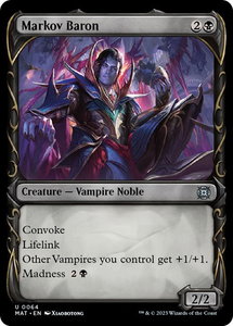 Markov Baron (Showcase) - March of the Machine: The Aftermath (MAT) #64 - Uncommon Magic: The Gathering Trading Card
