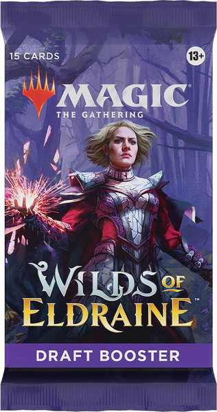 Wilds of Eldraine - Draft Booster Pack trading card from Wilds of Eldraine Wilds of Eldraine - Draft Booster Pack - Wilds of Eldraine Magic: The Gathering trading card