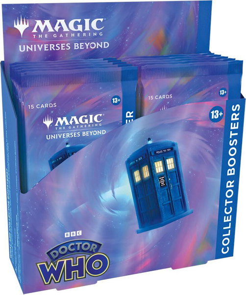 Universes Beyond: Doctor Who - Collector Booster Display trading card from Universes Beyond: Doctor Who Universes Beyond: Doctor Who - Collector Booster Display - Universes Beyond: Doctor Who Magic: The Gathering trading card