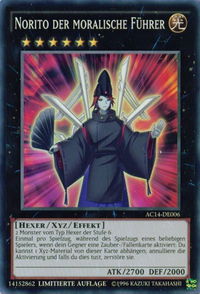 Norito the Moral Leader (German) - "Norito der moralische Führer" - Advent Calendar 2014 (Adventskalender ZEXAL-Edition) (AC14) #AC14-DE006 - Super Rare YuGiOh Trading Card