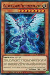Galaxy-Eyes Photon Dragon (German) - "Galaxieaugen-Photonendrache" - Advent Calendar 2014 (Adventskalender ZEXAL-Edition) (AC14) #AC14-DE022 - Super Rare YuGiOh Trading Card