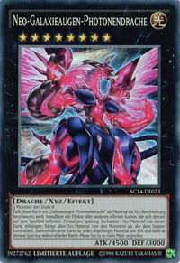 Neo Galaxy-Eyes Photon Dragon (German) - "Neo-Galaxieaugen-Photonendrache" - Advent Calendar 2014 (Adventskalender ZEXAL-Edition) (AC14) #AC14-DE023 - Super Rare YuGiOh Trading Card