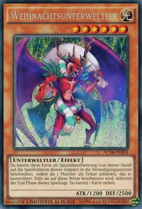 Santa Claws (German) - "Weihnachtsunterweltler" - Advent Calendar 2014 (Adventskalender ZEXAL-Edition) (AC14) #AC14-DE024 - Secret Rare YuGiOh Trading Card