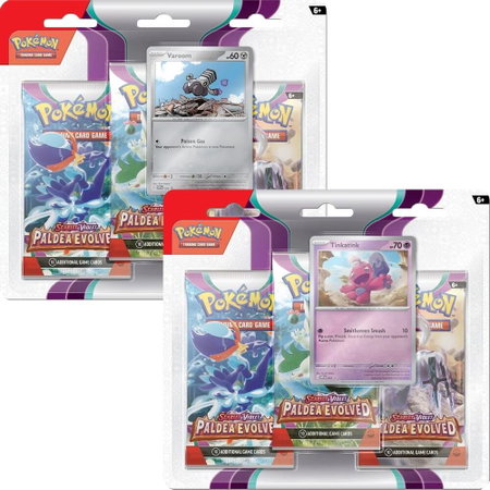 Paldea Evolved 3 Pack Blister [Set of 2] - SV02: Paldea Evolved Pokémon trading card