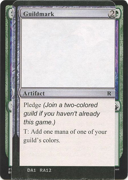 Guildmark - Un-Known Event Playtest Cards Magic: The Gathering trading card