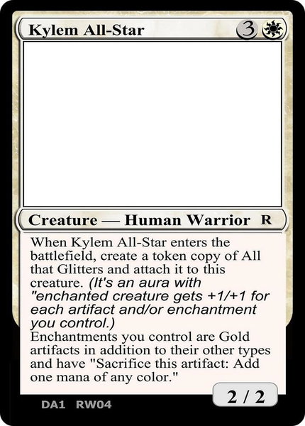 Kylem All-Star - Un-Known Event Playtest Cards Magic: The Gathering trading card