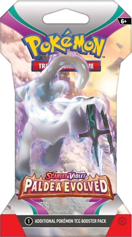 Paldea Evolved Sleeved Booster Pack - SV02: Paldea Evolved Pokémon trading card