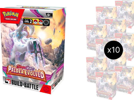 Paldea Evolved Build & Battle Box Display - SV02: Paldea Evolved Pokémon trading card