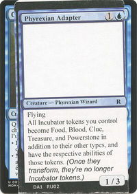 Phyrexian Adapter - Un-Known Event Playtest Cards  #null - Promo Magic: The Gathering Trading Card