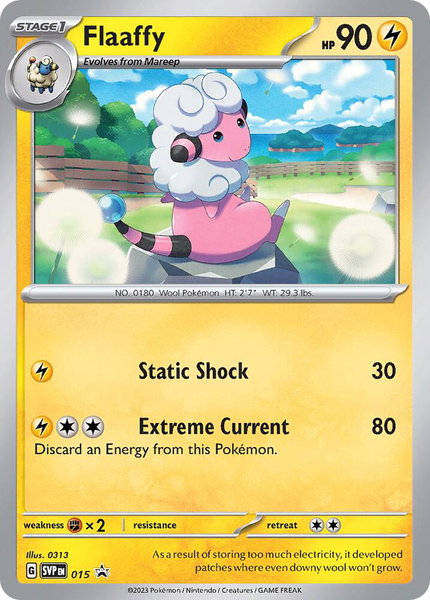 Flaaffy - 015 - SV: Scarlet & Violet Promo Cards Pokémon trading card