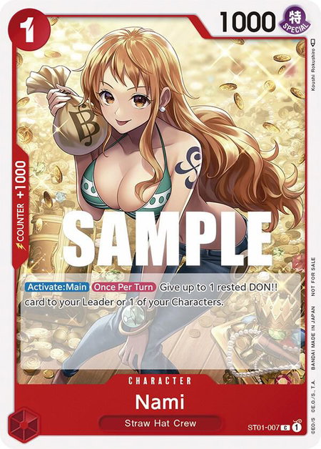 Nami (Tournament Pack Vol. 3) [Participant] - One Piece Promotion Cards One Piece trading card