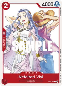 Nefeltari Vivi (OP-03 Pre-Release Tournament) [Participant] - One Piece Promotion Cards (OP-PR) #ST01-009 - Promo One Piece Trading Card