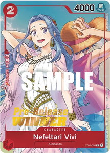 Nefeltari Vivi (OP-03 Pre-Release Tournament) [Winner] - One Piece Promotion Cards (OP-PR) #ST01-009 - Promo One Piece Trading Card