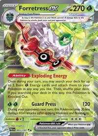 Forretress ex - 005/193 - SV02: Paldea Evolved (PAL) #005/193 - Double Rare Pokémon Trading Card